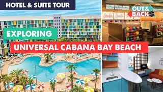 Exploring Universal Cabana Bay Beach Resort Orlando Full Hotel amp Family Suite Room Tour [upl. by Ennaillij760]