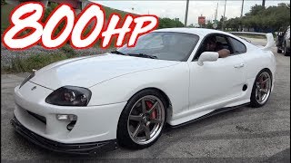 The Perfect Street Supra  800HP Stock Motor 2JZGTE [upl. by Novehc]