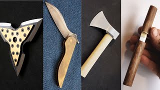 Make darts and folding knives [upl. by Tasiana]