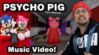 PSYCHO PIG FGTeeV Official Music Video REACTION [upl. by Bithia]