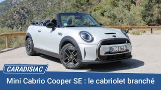 Essai – Mini Cabrio Cooper SE 2023  le plus branché des cabriolets [upl. by Tinor]