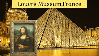 Mona Lisa 😍Louvre Museum ❤️ParisFrance 🇫🇷 [upl. by Yesnil]