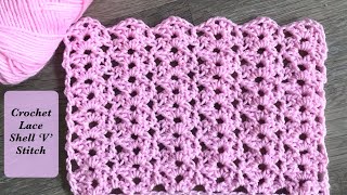 ❤️EASY FAST amp Beautiful Crochet Stitch for Blankets amp Scarves crochet crochetstitch ❤️ [upl. by Llenaej619]