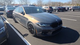 2023 BMW M5 COMPETITION ALVITR GREY METALLIC walkaround 🚨🚨 [upl. by Broderick]