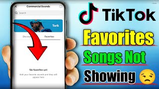 TikTok Favorite Sounds Not Showing  TikTok Favorite Songs Not Showing [upl. by Enneillij]