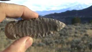 Texas flint and Washington agate Arrowheads [upl. by Nick909]