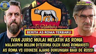 Ivan Juric mulai melatih AS Roma 🔥Juric belum dapat diterima Romanisti asroma [upl. by Osnofedli]