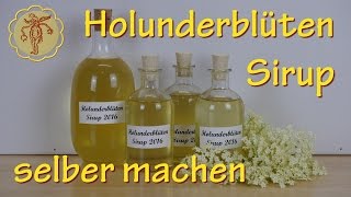 HolunderblütenSirup selber machen [upl. by Ssur41]