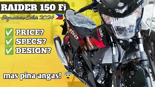 TITAN BLACK 2024  Suzuki Raider 150 Fi  Walkthrough 🇵🇭 [upl. by Down]