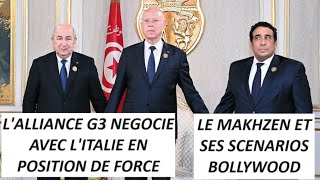 Algérie Tunisie Libye Premier RDV Avec LItalie  Un Avenir Prometteur Amir Fr Bensedira Makhzen [upl. by Attej136]