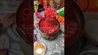 গোলাপী নুডুলস 🍜🥢  Golapi noddles  ytshorts noodles viral [upl. by Ernst]