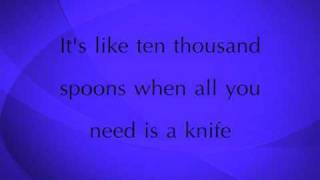 Alanis Morissette  Ironic wlyrics HQ sound [upl. by Yelsew]