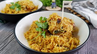 Super Good The Easiest Rice Cooker Chicken Biryani 印度鸡饭 One Pot  Instant Pot Indian Rice Recipe [upl. by Perusse]