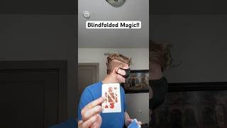 IMPOSSIBLE BLINDFOLDED MAGIC 😱✨ [upl. by Airrehs]