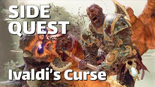 GOD OF WAR PC Ivaldis Curse All Realm Tears Niflheim  SIDE QUEST 4K [upl. by Phyllys366]