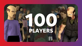 100 Players Fight To Survive In Project Zomboid [upl. by Ahselyt]