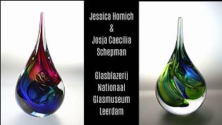 Jessica Homich amp Josja Caecilia Schepman  Twisted Drops  Glasblazerij Leerdam [upl. by Cressler184]