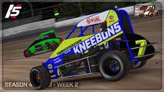 Dirt Midgets  Fairbury Speedway  iRacing Dirt [upl. by Novled]