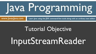 Learn Java Programming  InputStreamReader class Tutorial [upl. by Eneleahcim]