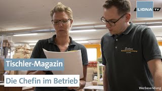 Frauen im Tischlerhandwerk  TischlerMagazin  LIGNATV [upl. by Anilave]