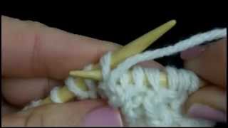 How to knit  Basic Rib 1x1 Stitch 1x1 ribbing  knitting tutorial for beginners [upl. by Leander]