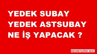 Yedek Astsubay Ne Yapar  Asteğmen Ne Yapar [upl. by Dhumma]