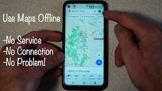 How to Use Maps Offline  No Service No WiFi Needed [upl. by Lathrope295]