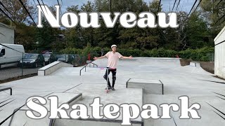 JE TESTE LE NOUVEAU SKATEPARK DE RIXENSART [upl. by Innavoig]