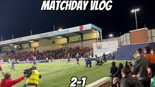 Rovers close gap  Raith Rovers vs Dundee United Matchday vlog Cinch championship [upl. by Anomahs463]