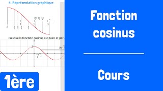 Cours  Fonction cosinus [upl. by Ettezil]