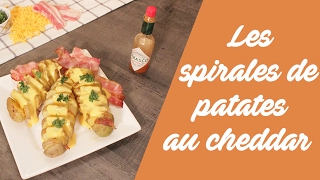 La recette des spirales de patates au bacon sauce cheddar [upl. by Eiznikam393]