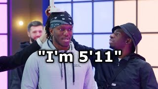 KSI Real Height Exposed [upl. by Akirdna2]