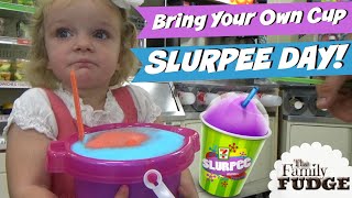 7ELEVEN Bring Your Own Cup Day  SLURPEES  byocupday [upl. by Casey432]