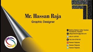 How to make Beautiful Business Card in Corel Draw 9 [upl. by Nuahsyt]