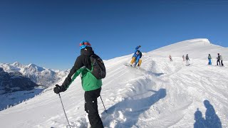 Skiing Flaine January 2023  GoPro Hero 7 [upl. by Caz]