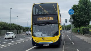 Ride on Dublin Bus EV59 on route G2 Fonthill Road North  Liffey Valley Bus Shelter [upl. by Norit]