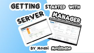 Getting started with Server Manager in Windows Server 2019  Episode  3 [upl. by Aceber]