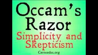 Occams Razor and why you should be skeptical of it [upl. by Annawaj]