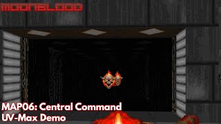 Moonblood MAP06 Central Command UVMax Demo [upl. by Oneladgam]