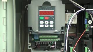 Huanyang VFD 22kw pt12  Wiring [upl. by Acysej263]