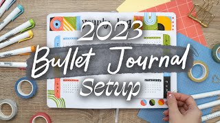 My 2023 Bullet Journal Setup [upl. by Melitta]