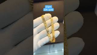 Latest gold bracelet design in 10gm shagun jewellers SHAGUNJEWELLERSMUMBAI [upl. by Iseabal]