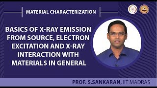 Basics of Xray emission from source electron excitation and Xray interaction [upl. by Market]