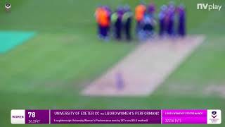 Loughborough Womens Performance v Exeter BUCS Final [upl. by Hawley751]