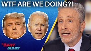 Jon Stewart Tackles The BidenTrump Rematch That Nobody Wants  The Daily Show [upl. by Paderna]