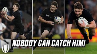 4 Minutes of Beauden Barrett being a 100m Sprinter  Rugby World Cup [upl. by Zephan]