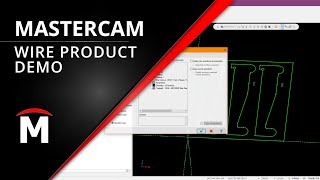 Mastercam Wire EDM Demo [upl. by Arihaz417]