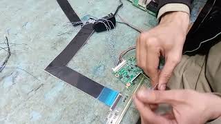 How to make LVDS Cable complete guide step to step Samsung original board [upl. by Ridgley396]