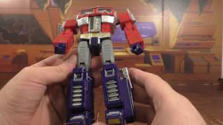 Transformers review KBB MP10V downsized Masterpiece Optimus Prime [upl. by Allix936]