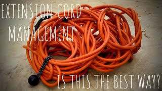 How To Wrap Extension Cord With ZERO Knots [upl. by Oivatco]